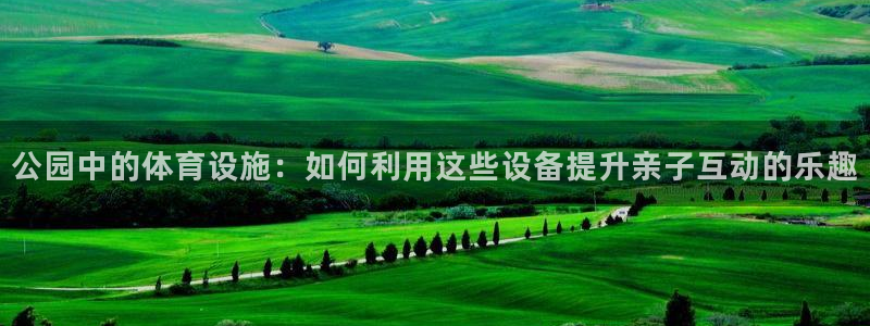 NG大舞台官网下载招商电话：公园中的体育设施：如何利用这些设