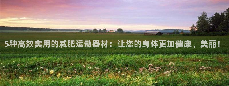 NG大舞台官网下载招商电话是多少啊：5种高效实用的减肥运动器